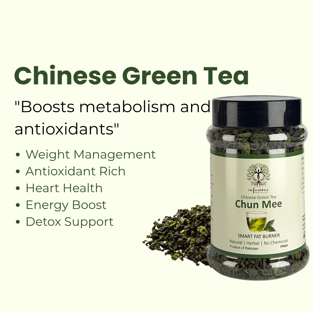 Chinese Green Tea | Chun Mee - Natural Fat Burner product image view 2