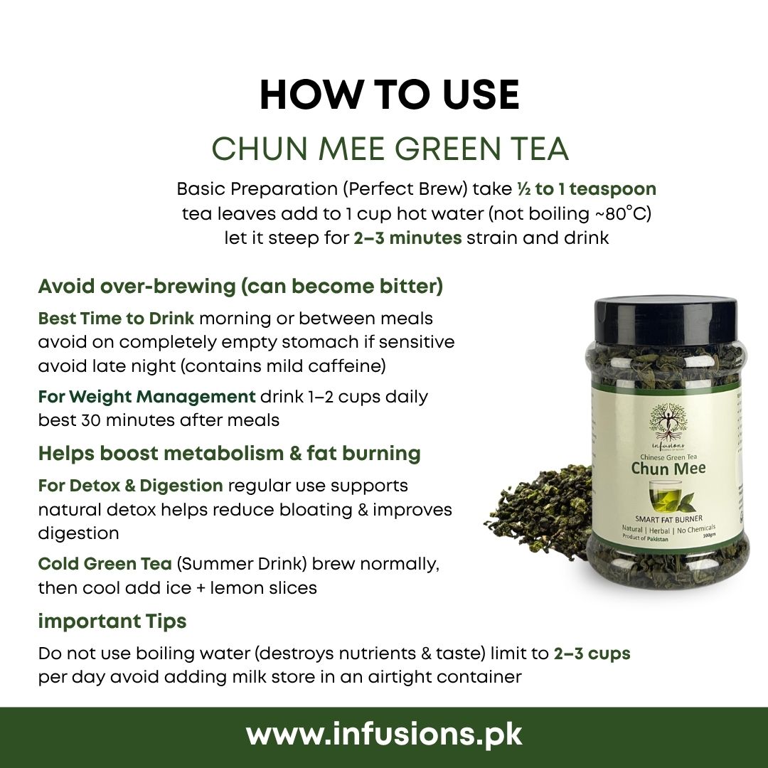Chinese Green Tea | Chun Mee - Natural Fat Burner product image view 3