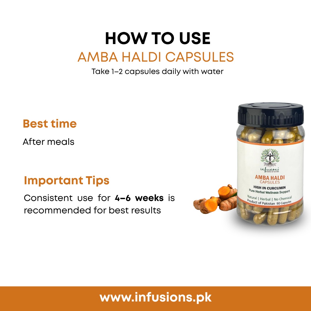 Amba Haldi Capsules in Pakistan by Infusions view 3