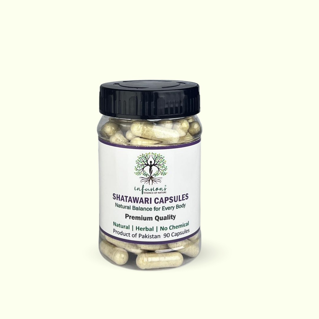 Shatawari Roots Capsules by Infusions Pakistan