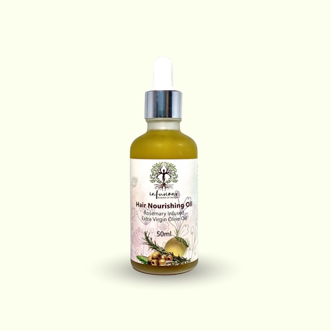 Hair Nourishing Oil | EVOO | Rosemarry by Infusions Pakistan