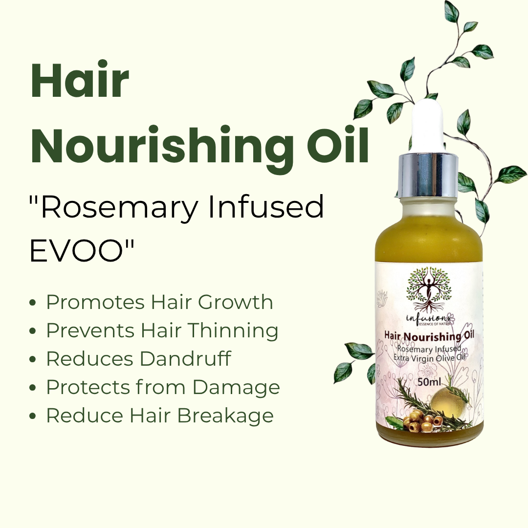 Hair Nourishing Oil | EVOO | Rosemarry product image view 2