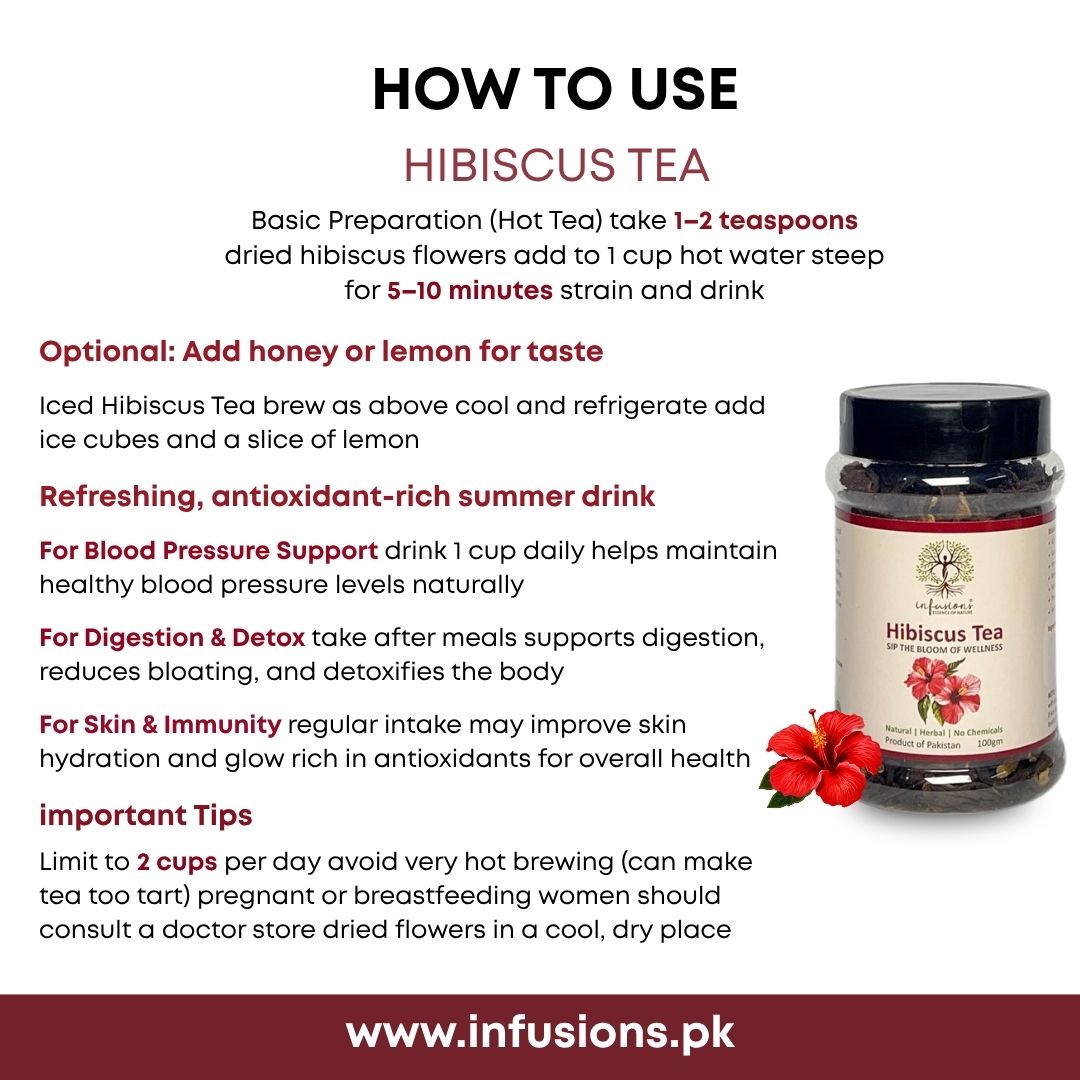 Hibiscus Tea | Natural & Caffeine Free product image view 3