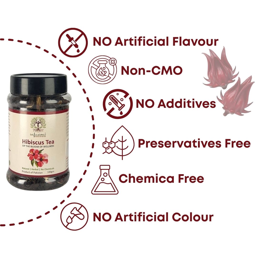 Hibiscus Tea | Natural & Caffeine Free product image view 4